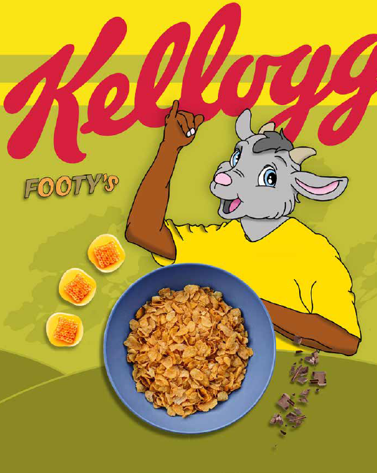 Kellogg's doos. doelgroep kinderen